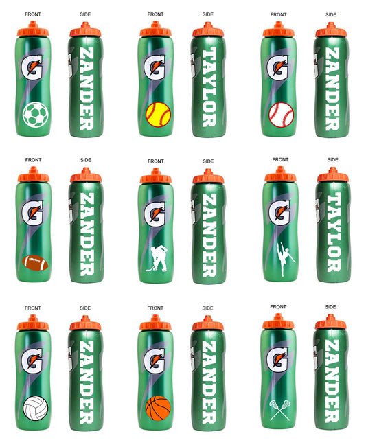 Personalized Gatorade Bottle with Sport Icon