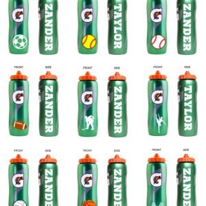 Personalized Gatorade Bottle with Sport Icon